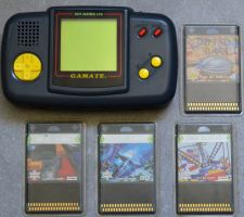 Gamate Konsole + Spiele / console + jeux