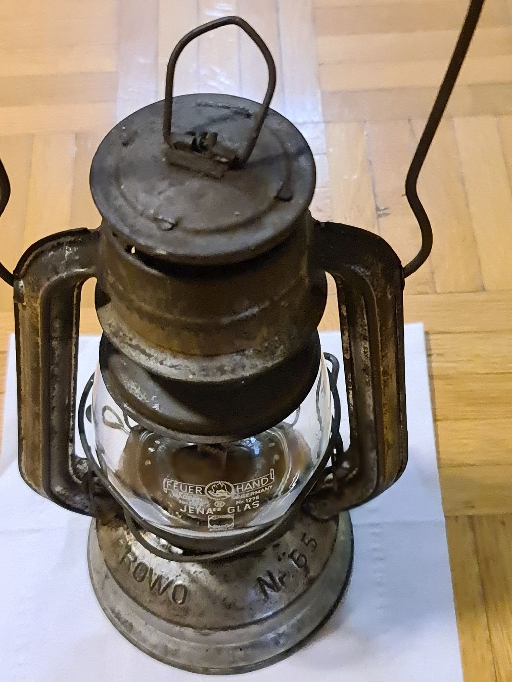 Lampade: Antike Petroleumlampe "FROWO"  Nr. 65 – Usato da Thun venduto da erh_fs86