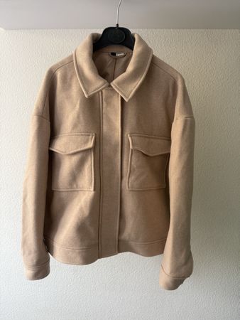 H&M Wolljacke Beige, Grösse L - Perfekt für den Herbst!