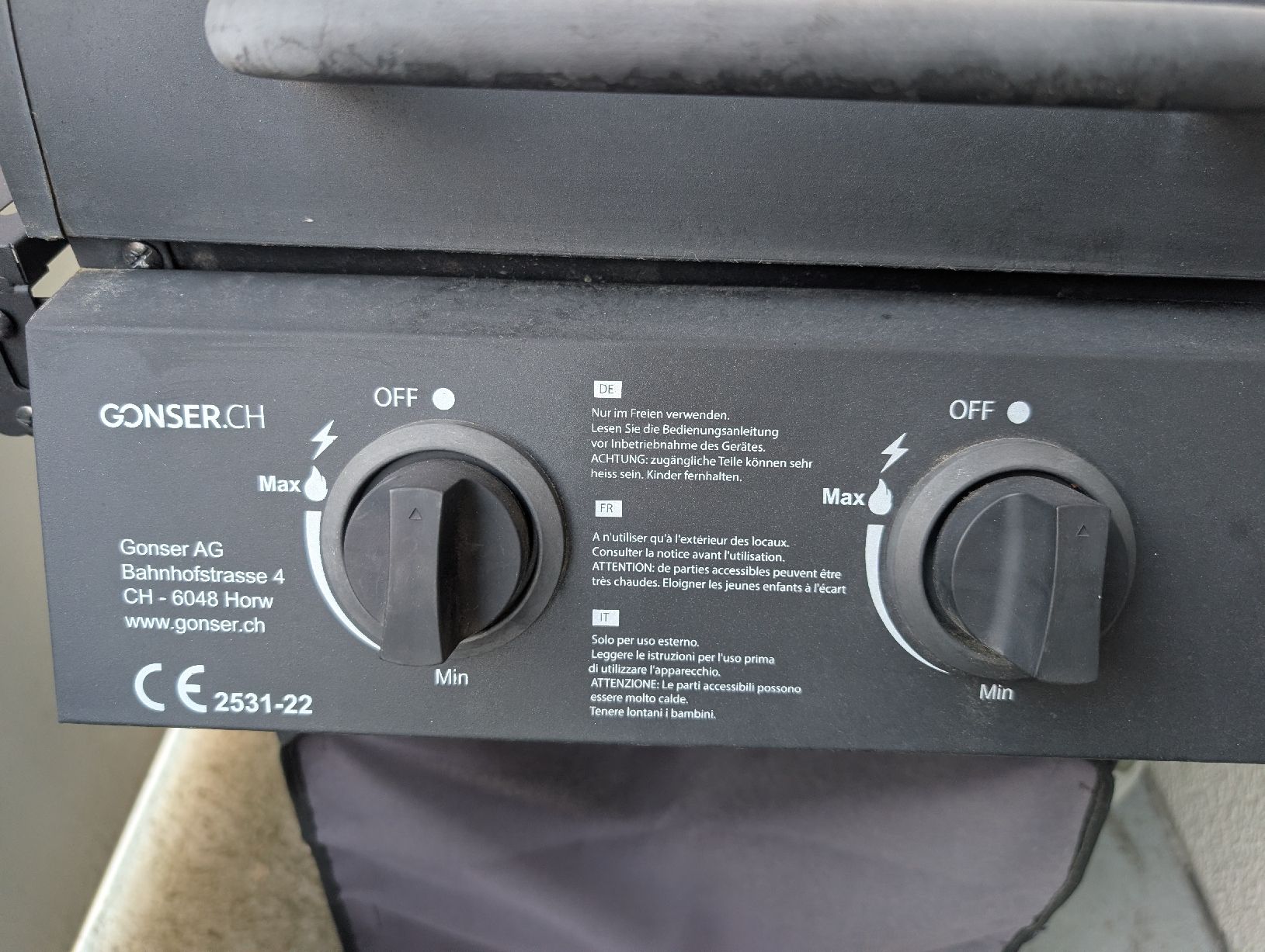 Gonser Griglie: Gas BBQ with 2 burners, summer ready! – Usato da Zürich venduto da vio_8cm2 1
