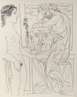 Pablo Picasso "Suite Vollard" Lithographie Blatt 72