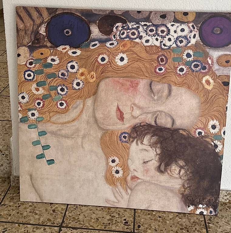 Foto & Immagini: Gustav Klimt -Mutter & Kind | Kunstdruck auf Leinwand – Usato da Spreitenbach venduto da ren_l2wd 1