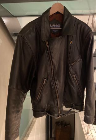 Uvex Motorradjacke Lederjacke schwarz Grösse L