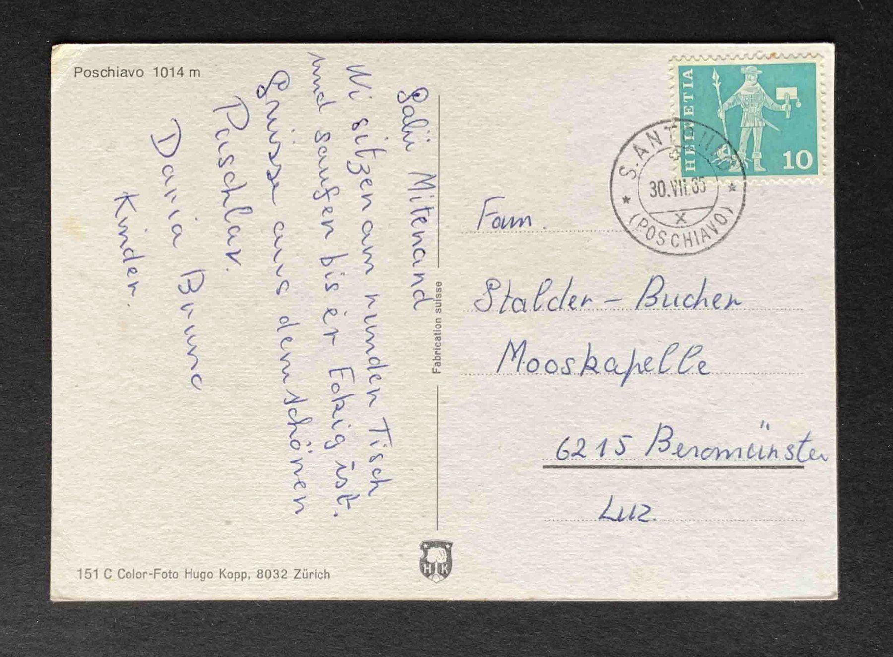 Cartes postales: AK Poschiavo – D'occasion à Goldau par artelier1 1