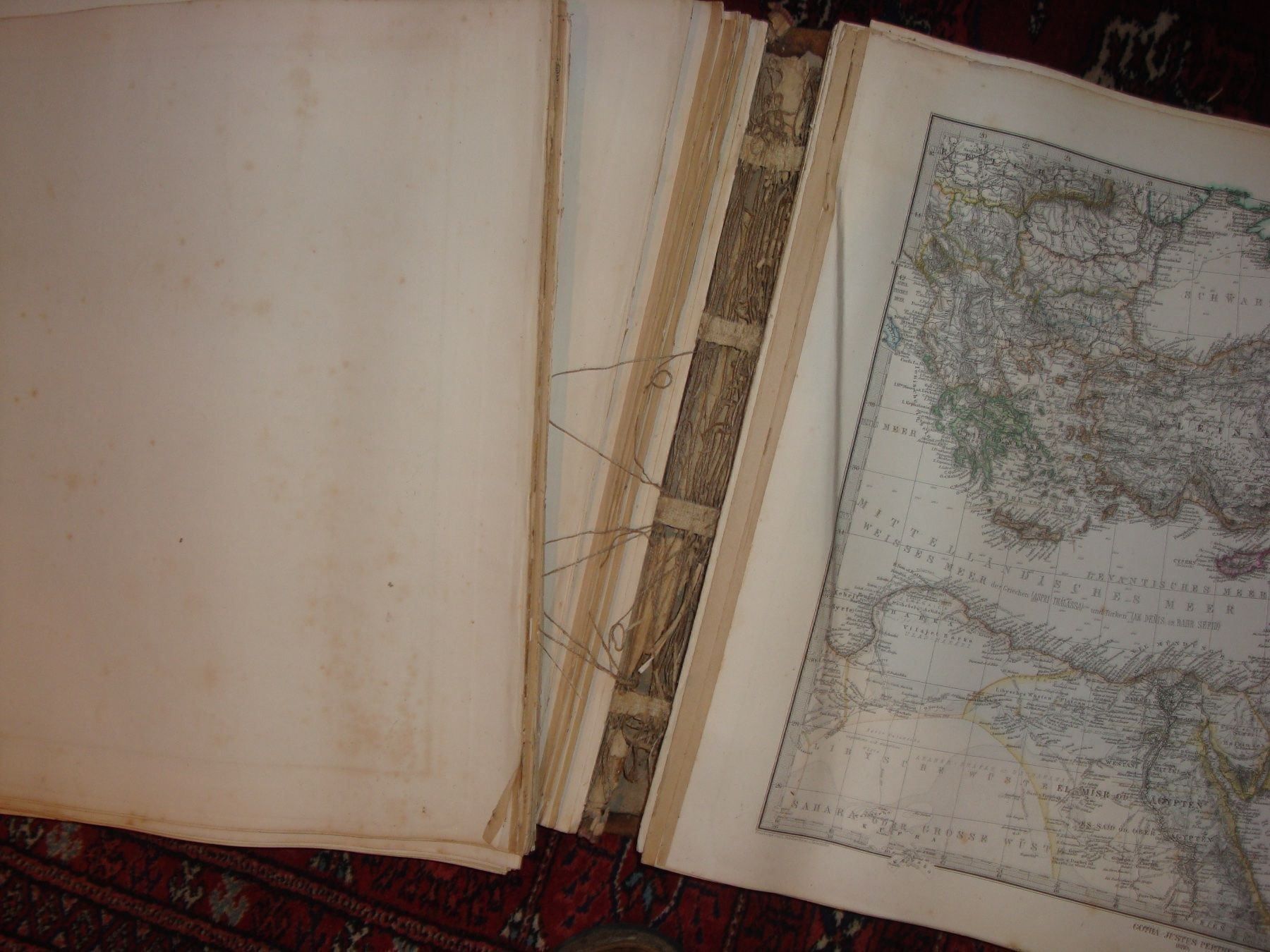 Cartine & Atlanti: antiker Atlas, um 1880 – Usato da häusernmoos venduto da buc_8ftk 6