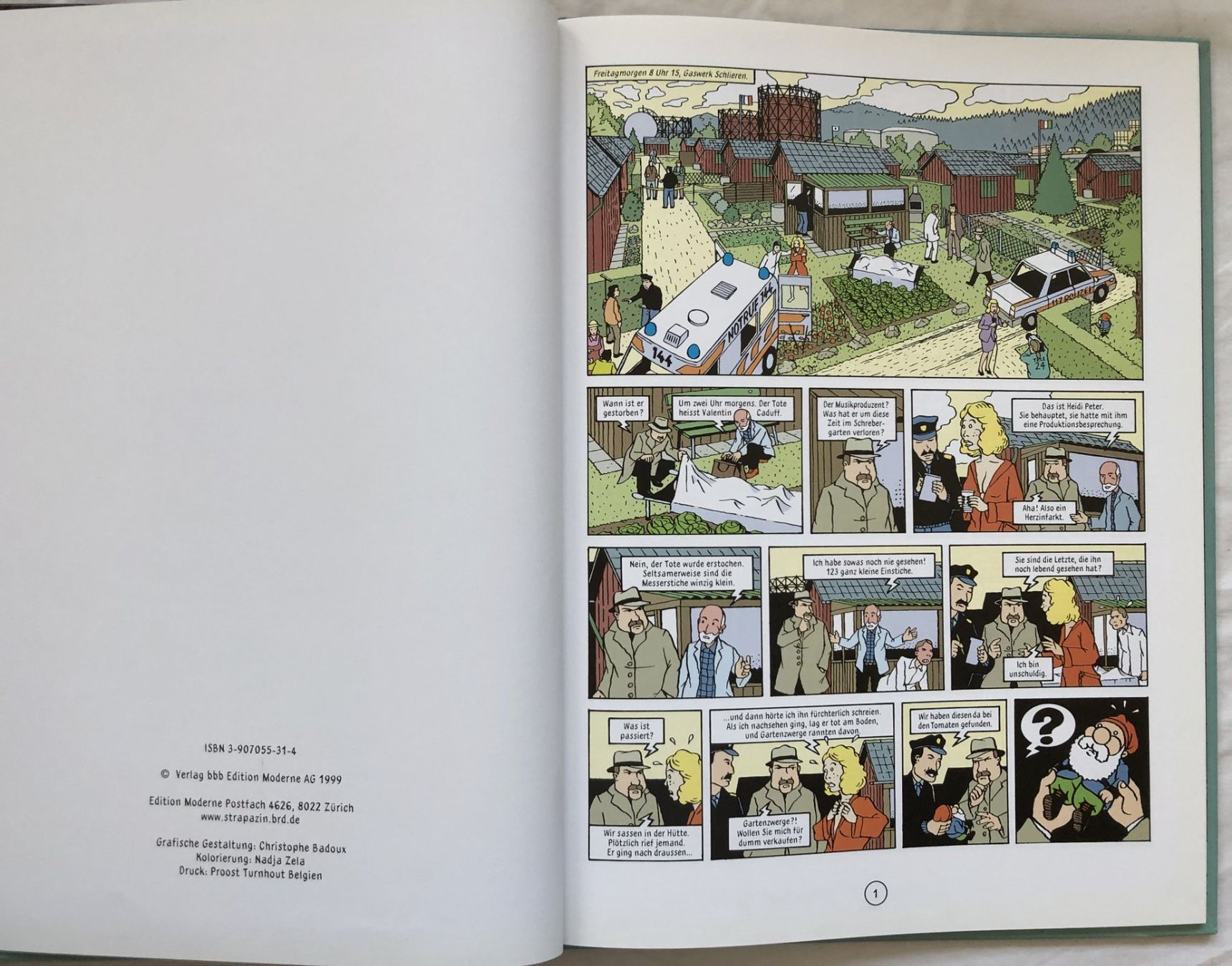 Fumetti: BUPO SCHOCH - Operation "Roter Zipfel" - Edition Moderne – Usato da Schaffhausen venduto da durruti 2