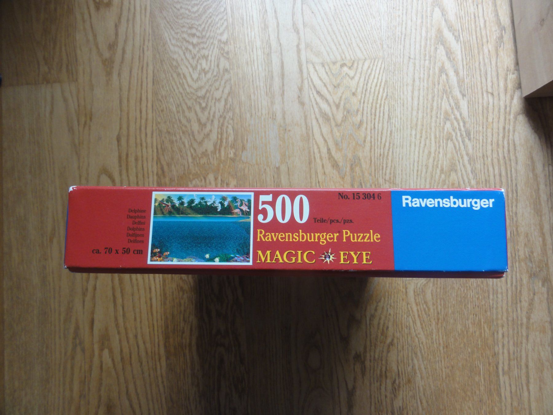Ravensburger Puzzle: Magic Eye-Puzzle 500 Teile, Delfine – Usato da Riedholz venduto da Taweva 2