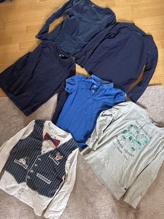 5 Langarmshirts 134