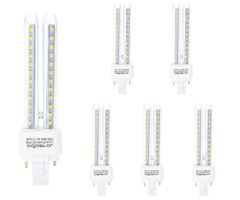 Pack 5 ampoules LED PLC 2U 11W G24d-3 6500K 1070 lumens