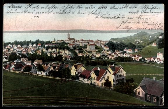 Cartoline postali: AK Heiden, Ortsansicht – Usato da Berlin venduto da bartko-reher