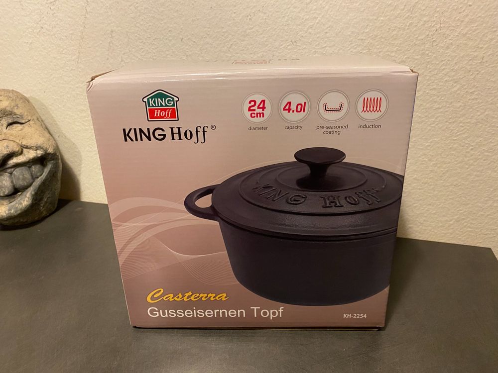 Gusseisen Topf, 24cm Duchmesser, Neu (Neu und originalverpackt) in ...