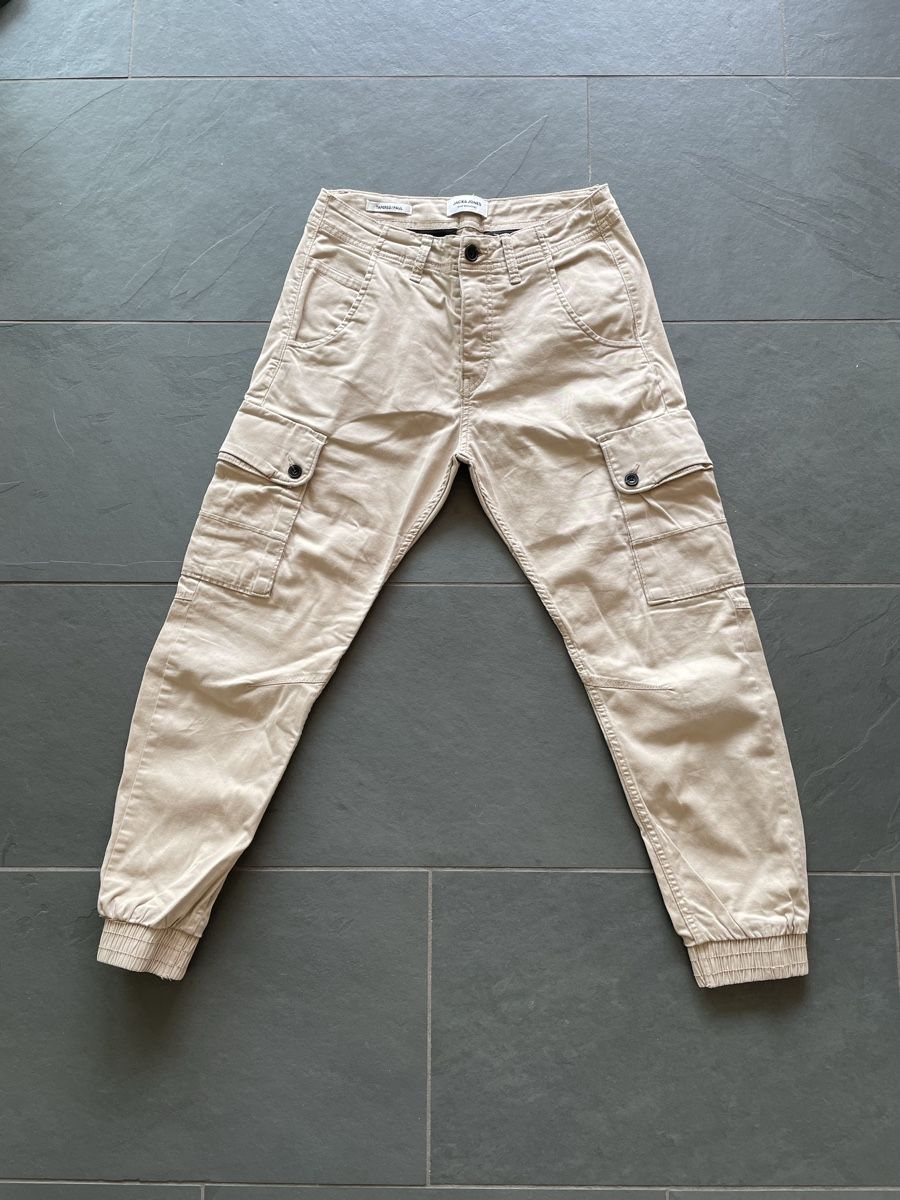 Jack & Jones Pantaloni: Jack&Jones Cargohose Tapared Paul, Grösse 29/30 – Usato da Birmenstorf AG venduto da karioli01