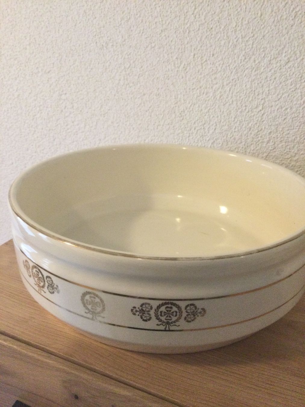 Ciotole: 2-teilige Waschgarnitur Goldrand – Usato da Wassen UR venduto da SABDOM 2
