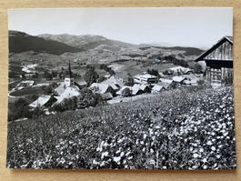 Alte Postkarte Guggisberg ca 1970er?  Jahre beschrieben