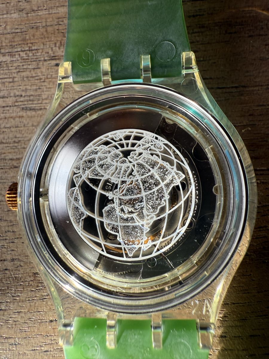 Swatch Orologi: SWATCH AUTOMATIC EARTH SUMMIT 1992 – Nuovo e nell'imballaggio originale da Quinto venduto da Ticino_69 1