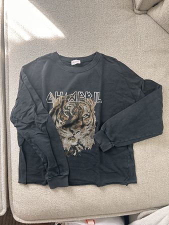 OH APRIL Tiger Print Sweater - Gr. S 