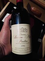 Bouteille de vin Bordeaux