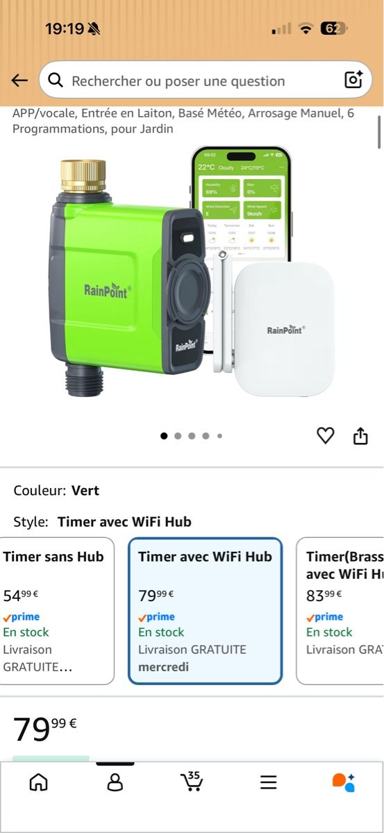 Bewässern & Giessen: RainPoint Minuterie d'arrosage WiFi – Neu und originalverpackt aus Lausanne von gio_qwg7 1