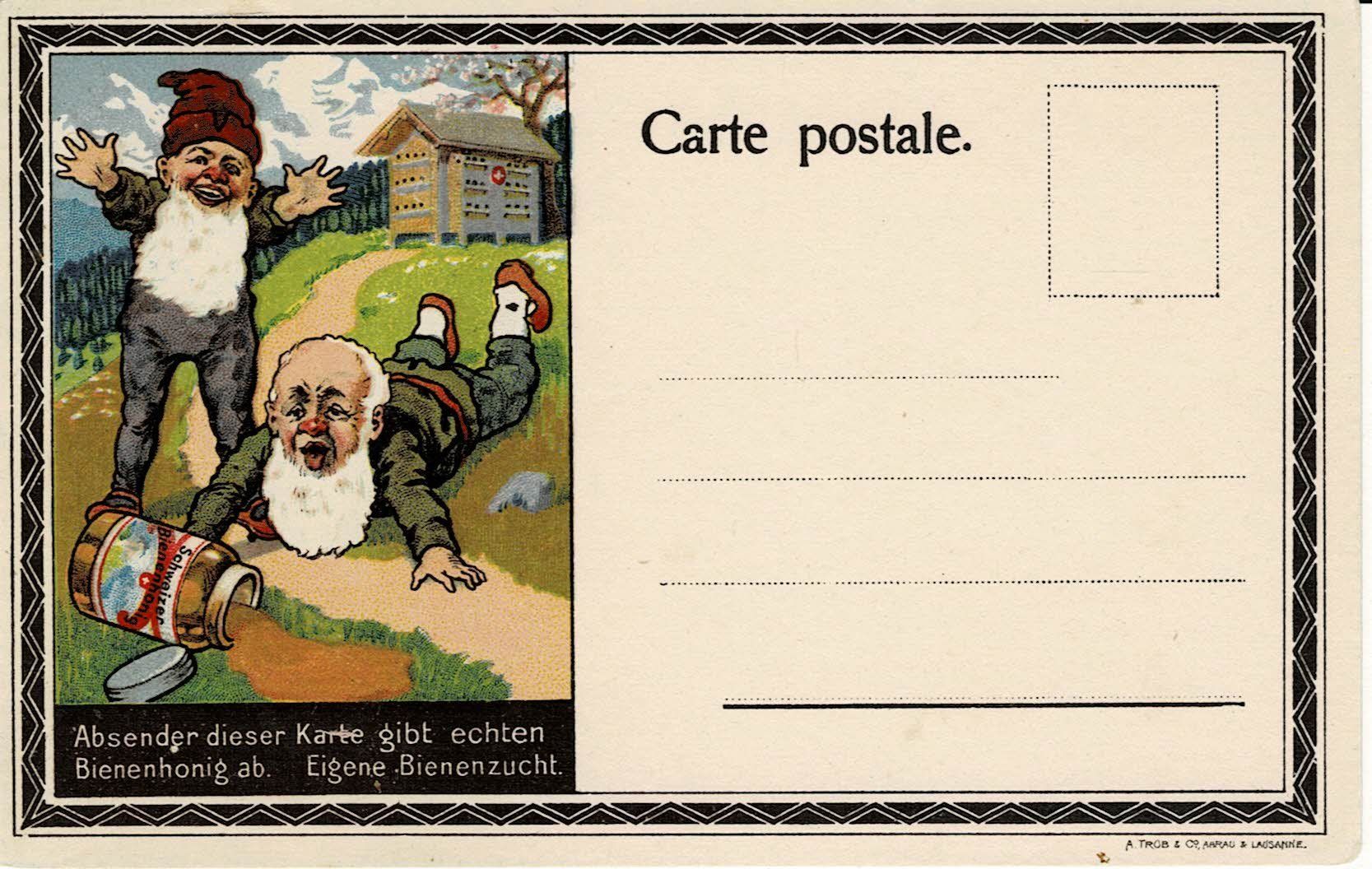 Cartoline postali: HONIG REKLAME ca 1920! – Nuovo (secondo la descrizione) da Hergiswil NW venduto da Kartenfrau