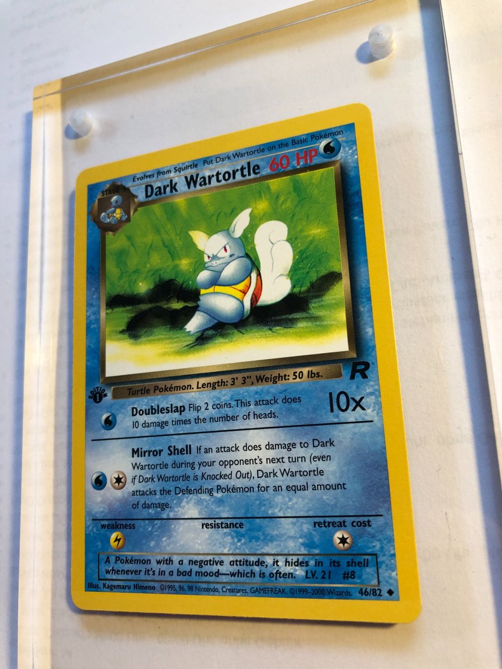 Carte collezionabili: Dark Wartortle (unc.) Team Rocket 1st - MINT - ab 1.- – Usato da Giubiasco venduto da dan_pr8b 2