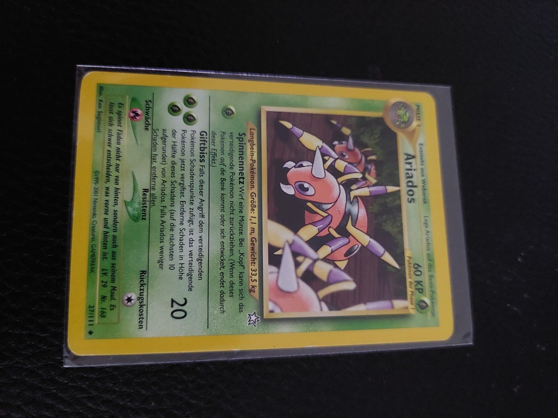 Cartoline: ariados – Usato da Köniz venduto da Pokecollect