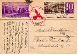 Bildpostkarte nach Berlin 1941 Zensur