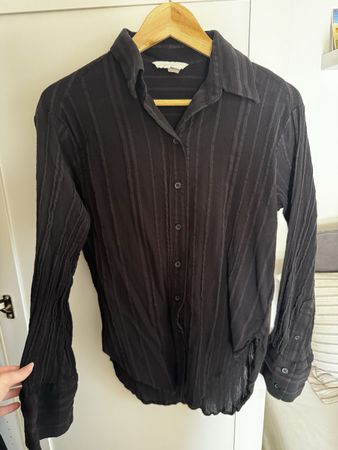 Schwarzes H&M Hemd Gr. XS