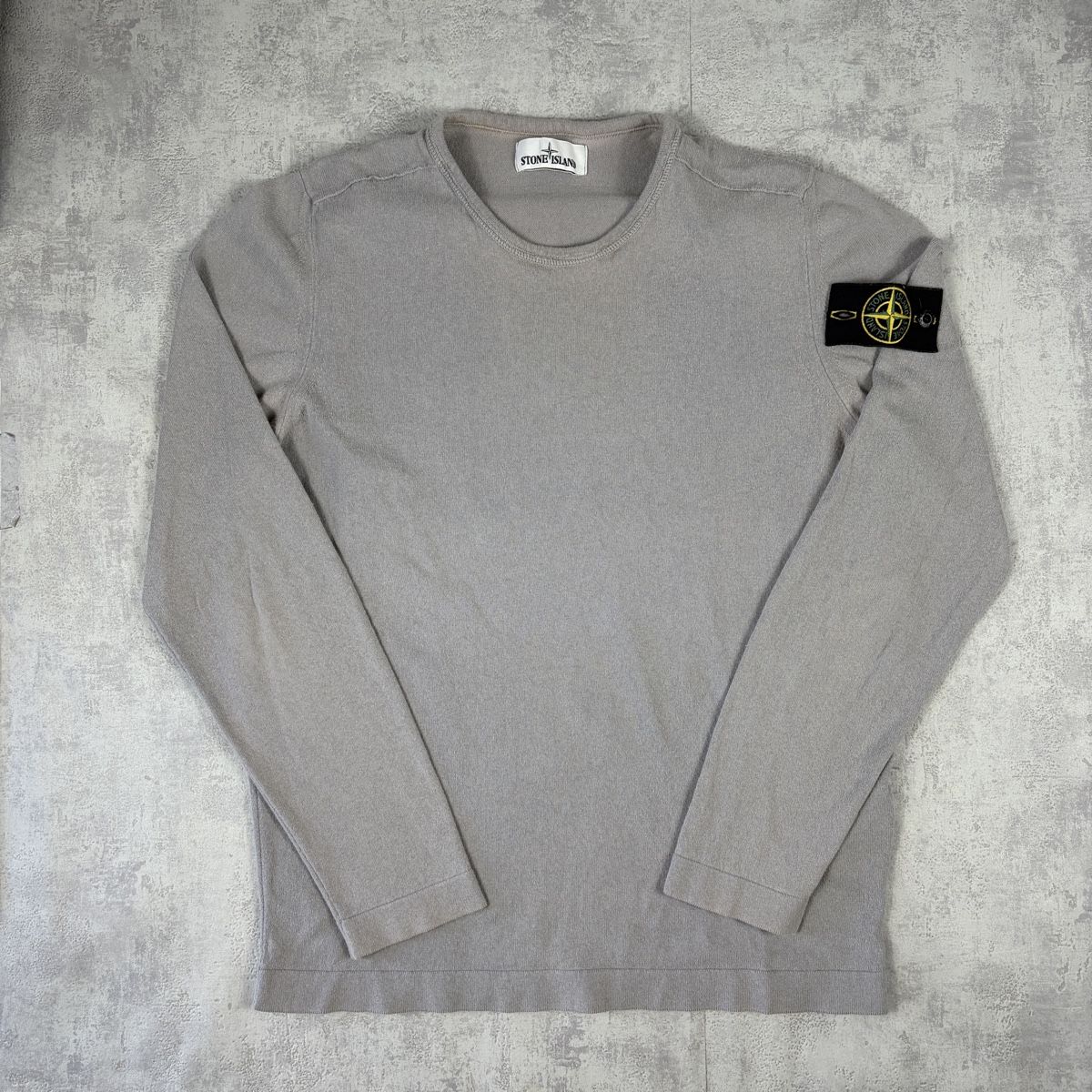 Stone Island Maglioni & Felpe: Pull Fin Stone Island Gris Taupe - Taille L   – Nuovo (secondo la descrizione) da Hauterive NE venduto da Leo_o 1
