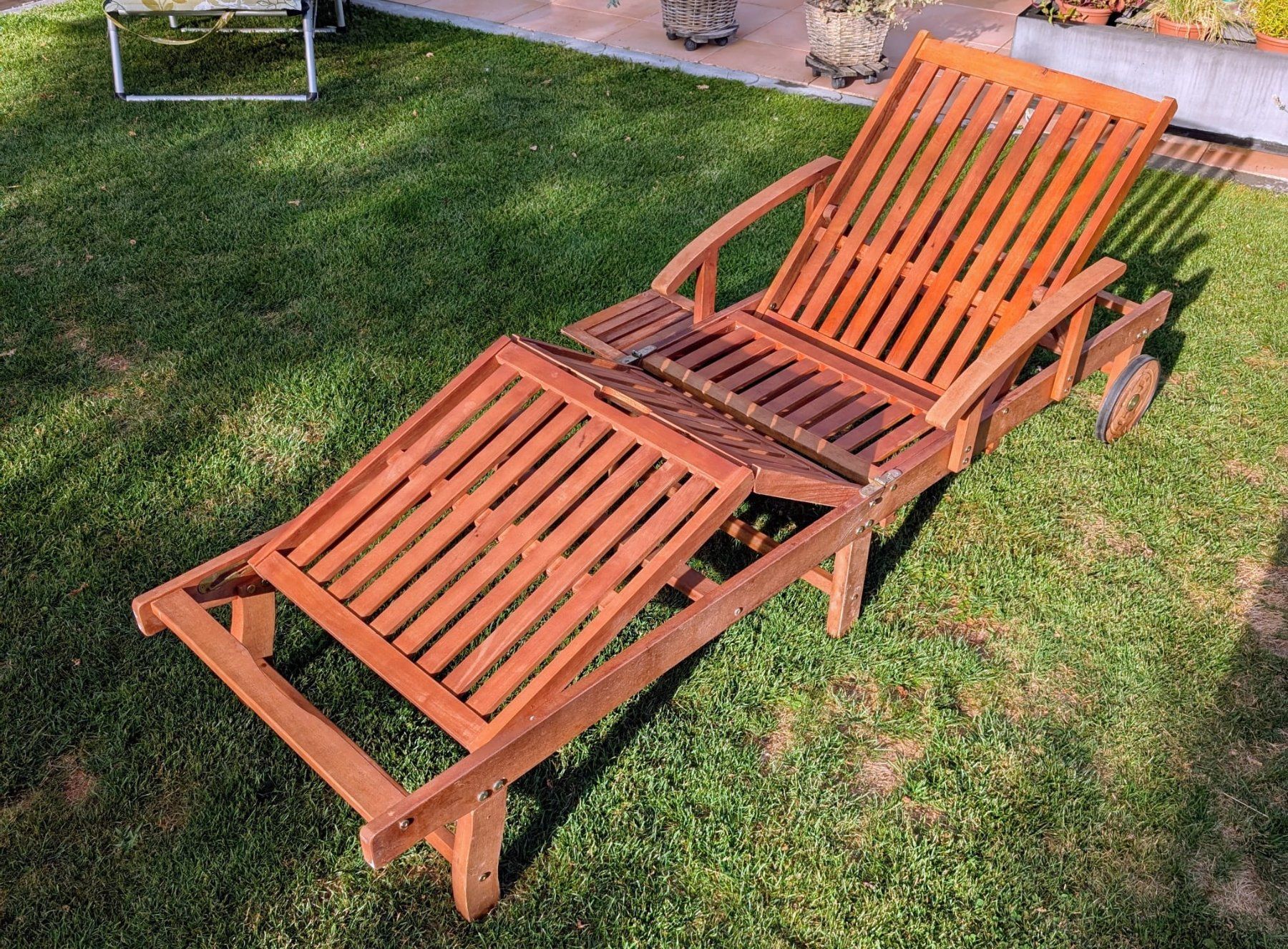 Liegen & Liegestühle: Liegestuhl / Gartenliege_Teakholz – Gebraucht aus Amriswil von Magra02 3