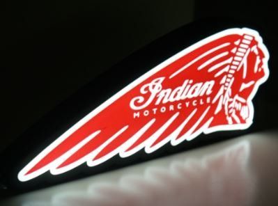Lampade: Lampe lightbox décoration Indian Motorcycle – Nuovo (secondo la descrizione) da Noville venduto da Berlusconi55