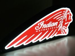 Lampe lightbox décoration Indian Motorcycle