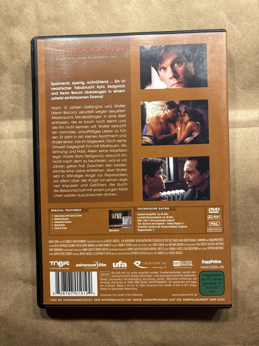 Alle DVDs: The Woodsman (2204) – Gebraucht aus Ruswil von Slivio_ 1
