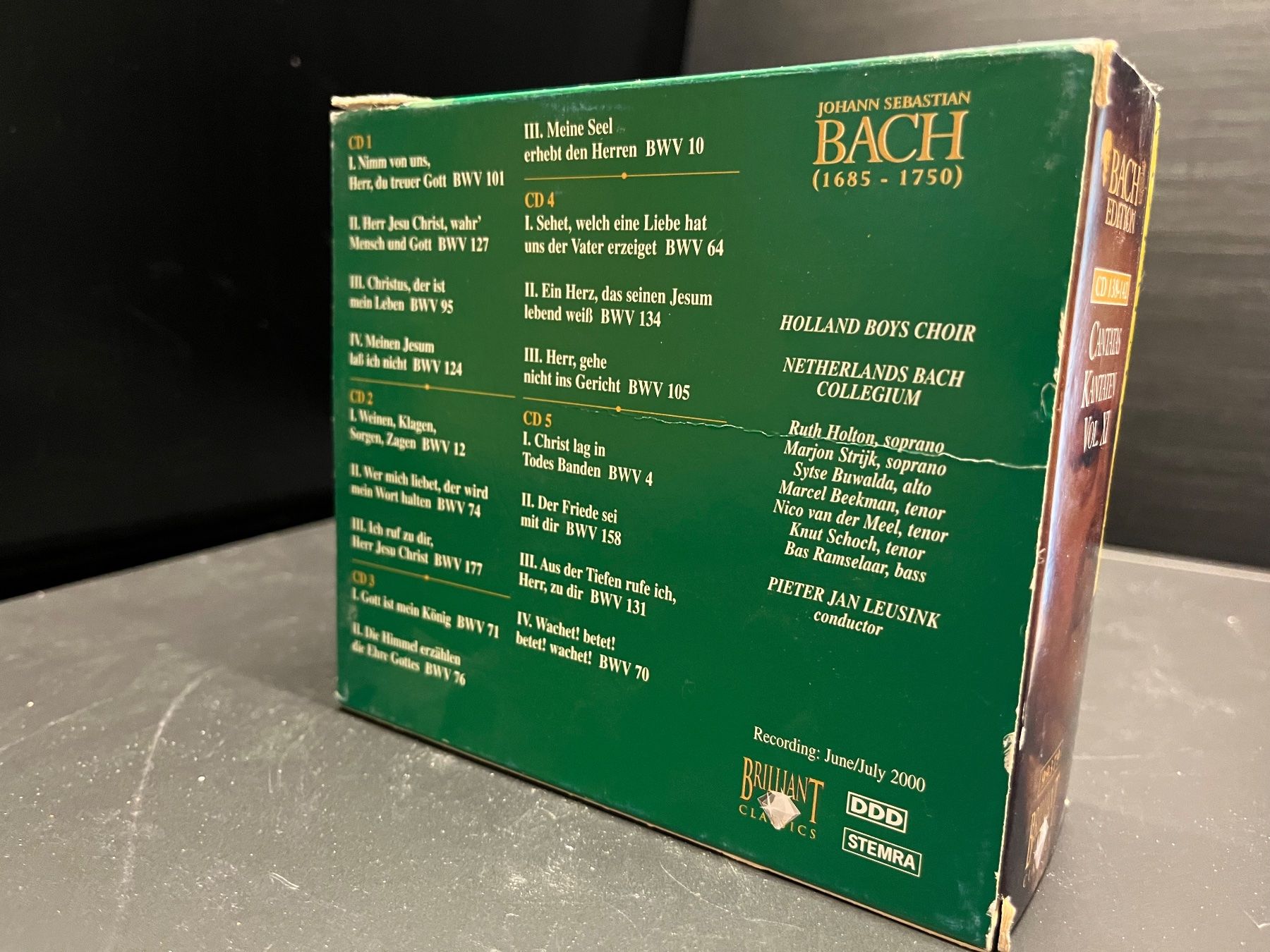 CDs: Bach Edition - Kantaten Vol. IX - SRA02B – Neuf (Voir description) à  par  2
