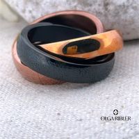 Trinity  Ring Edelstahl  Grösse 60