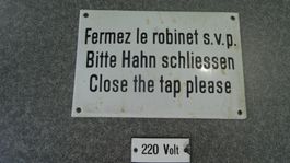 Emaille Schild