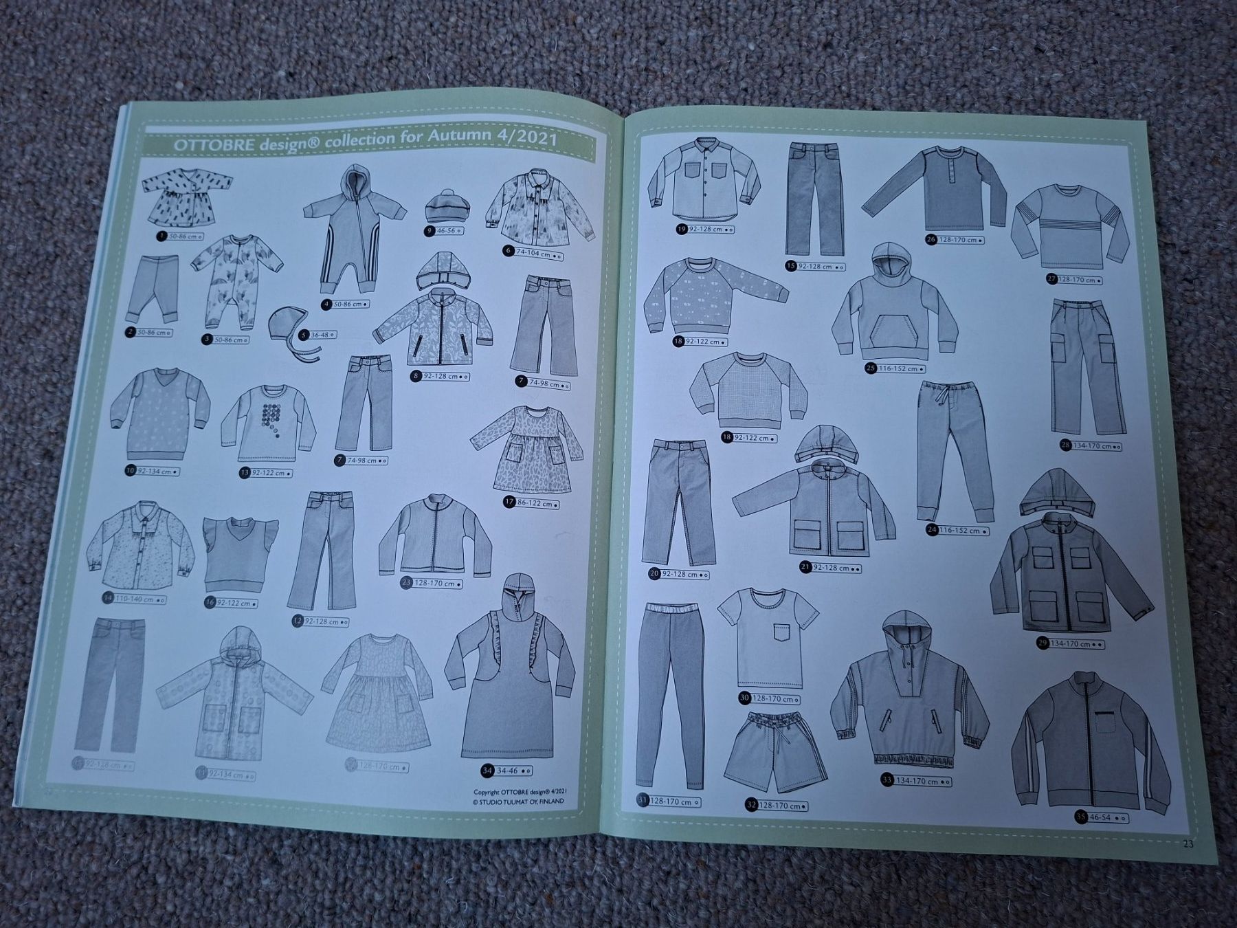 Cartamodelli: Ottobre design, Kindermode – Nuovo (secondo la descrizione) da Uesslingen venduto da Thur66 1