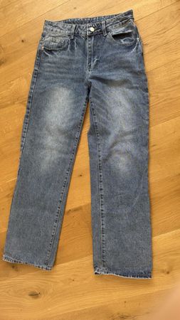 Jeans, Wide Leg, XS/34,