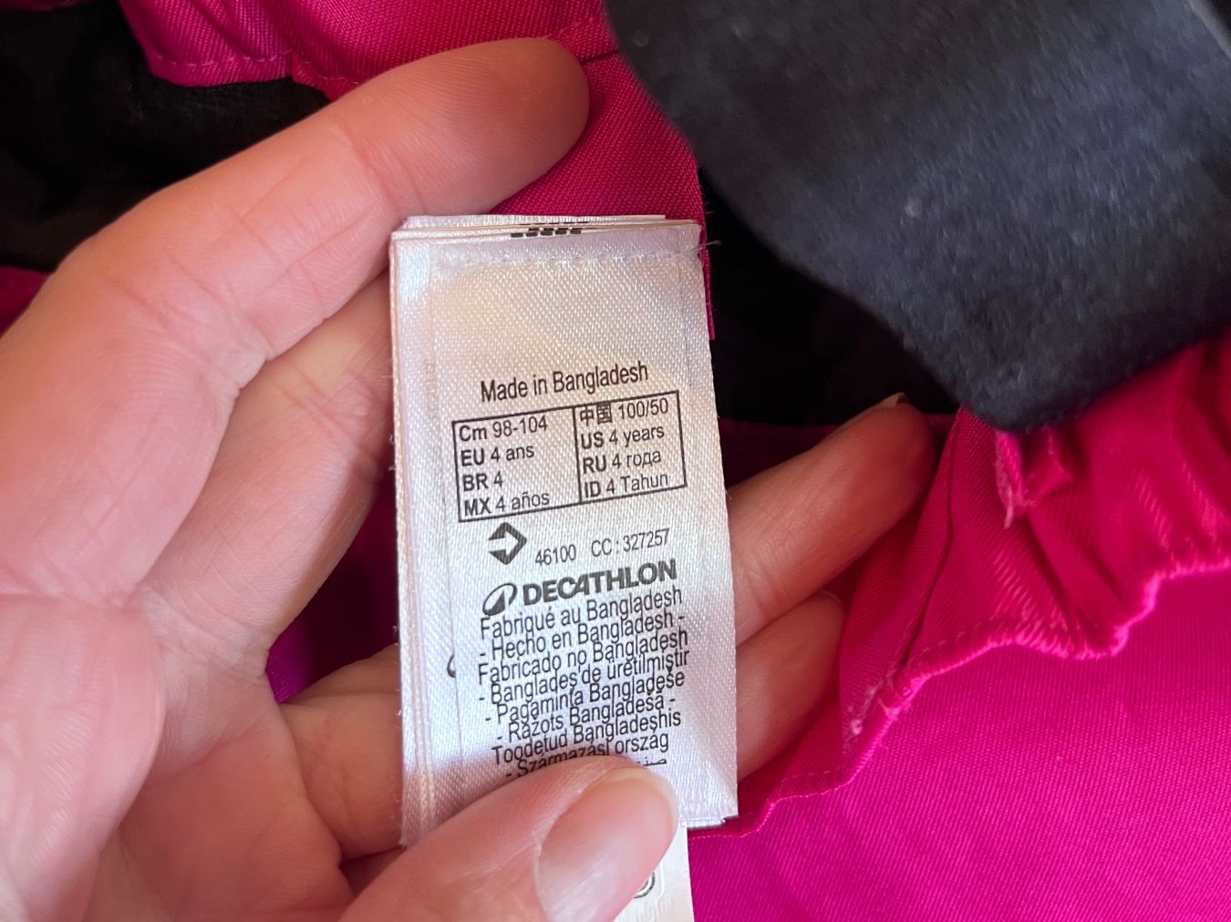 Decathlon Hosen: rosa Skihose, neuwertig, Größe 98-104 – Neu (gemäss Beschreibung) aus Brugg AG von deb_57xk 3