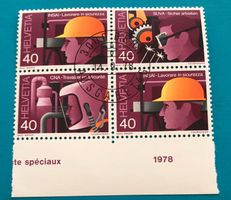 4 er Block Nr.614/615/616 mit Vollstempel Bern