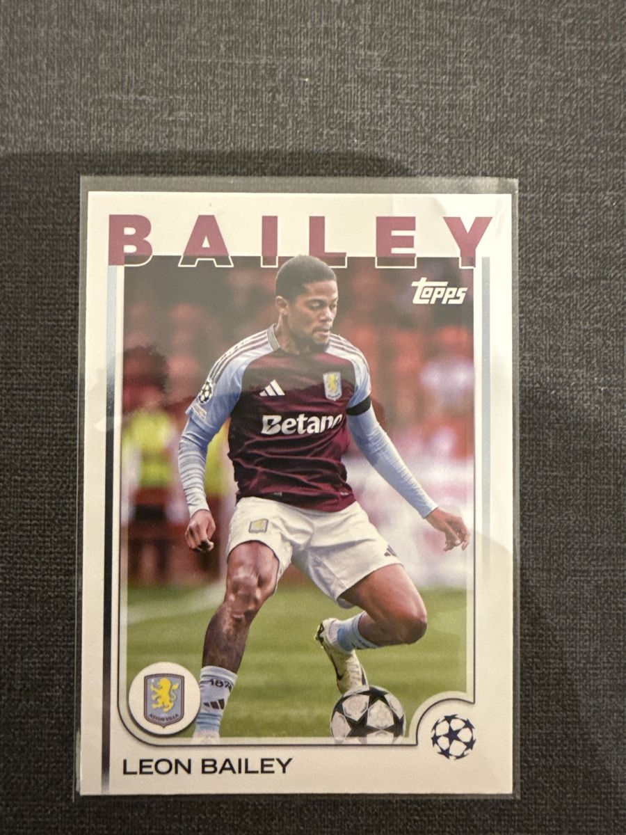 Topps Carte collezionabili: Topps Leon Bailey Aston Villa – Nuovo (secondo la descrizione) da Burgdorf venduto da Sports_Cards_3400