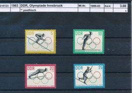 1963 DDR, Olympiade Innsbruck