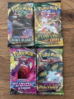 Pokemon 4 Booster packs EN incl. Evolving Skies