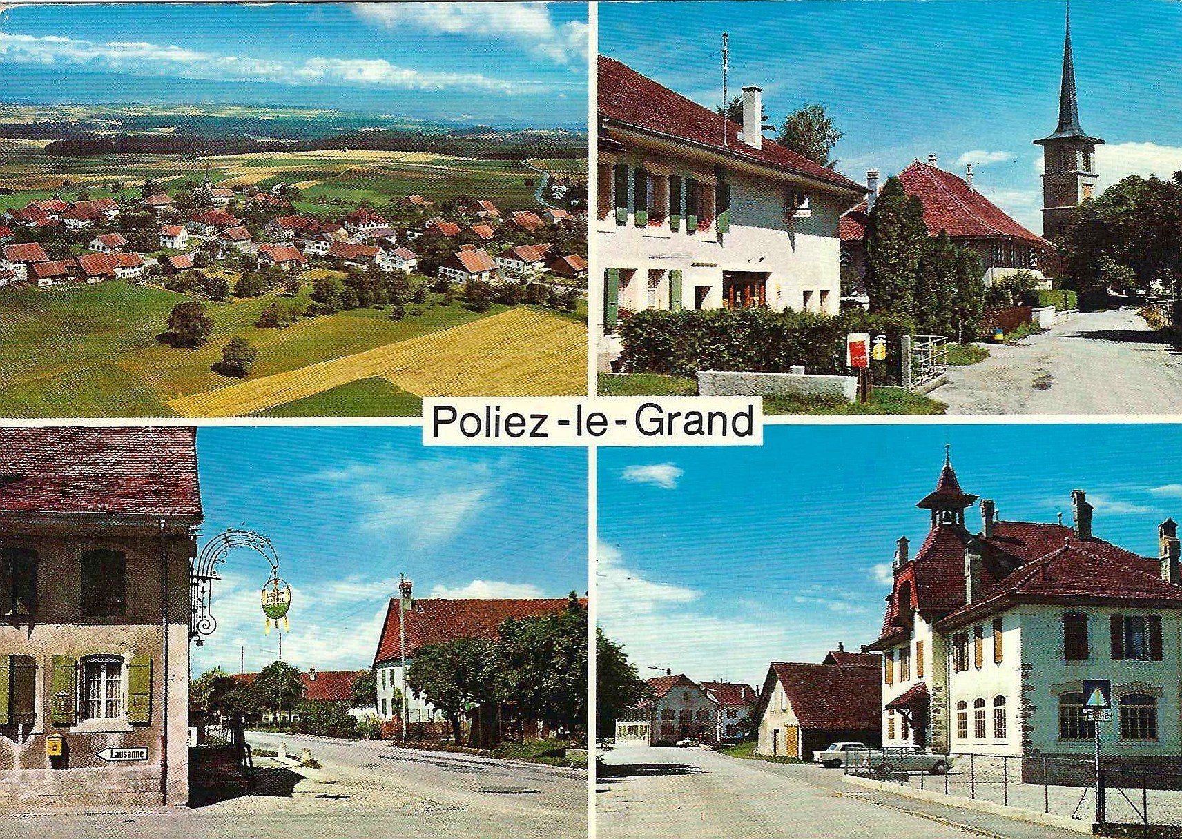 Cartoline postali: Poliez-le-Grand – Usato da Buchs AG venduto da Baerfisch