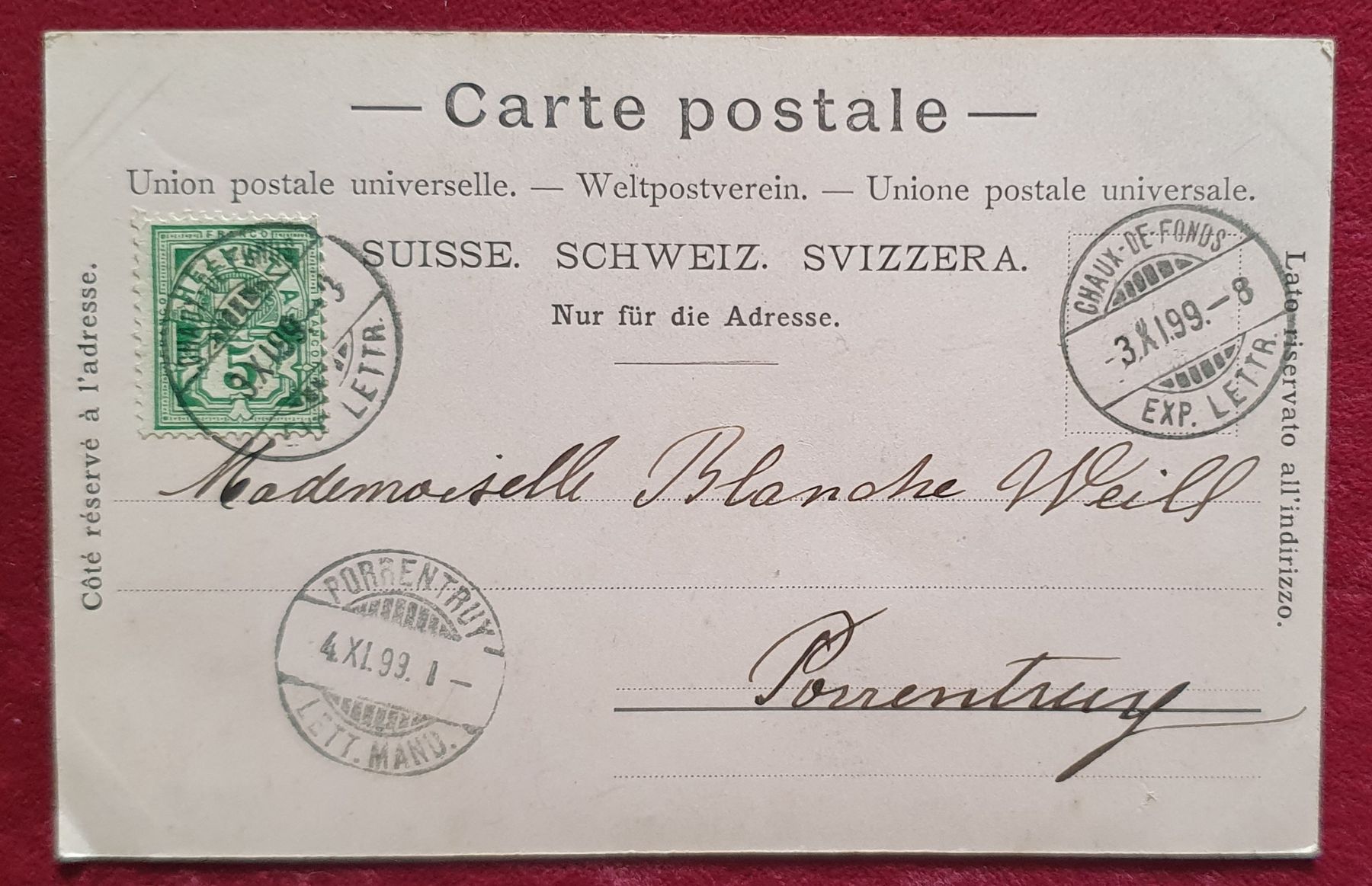 Cartes postales: Vernex-Montreux 1899 – D'occasion à Kreuzlingen par Rschweiz1 1