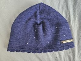 Allsport Mütze blau mit Perlen Grösse One Size NEU