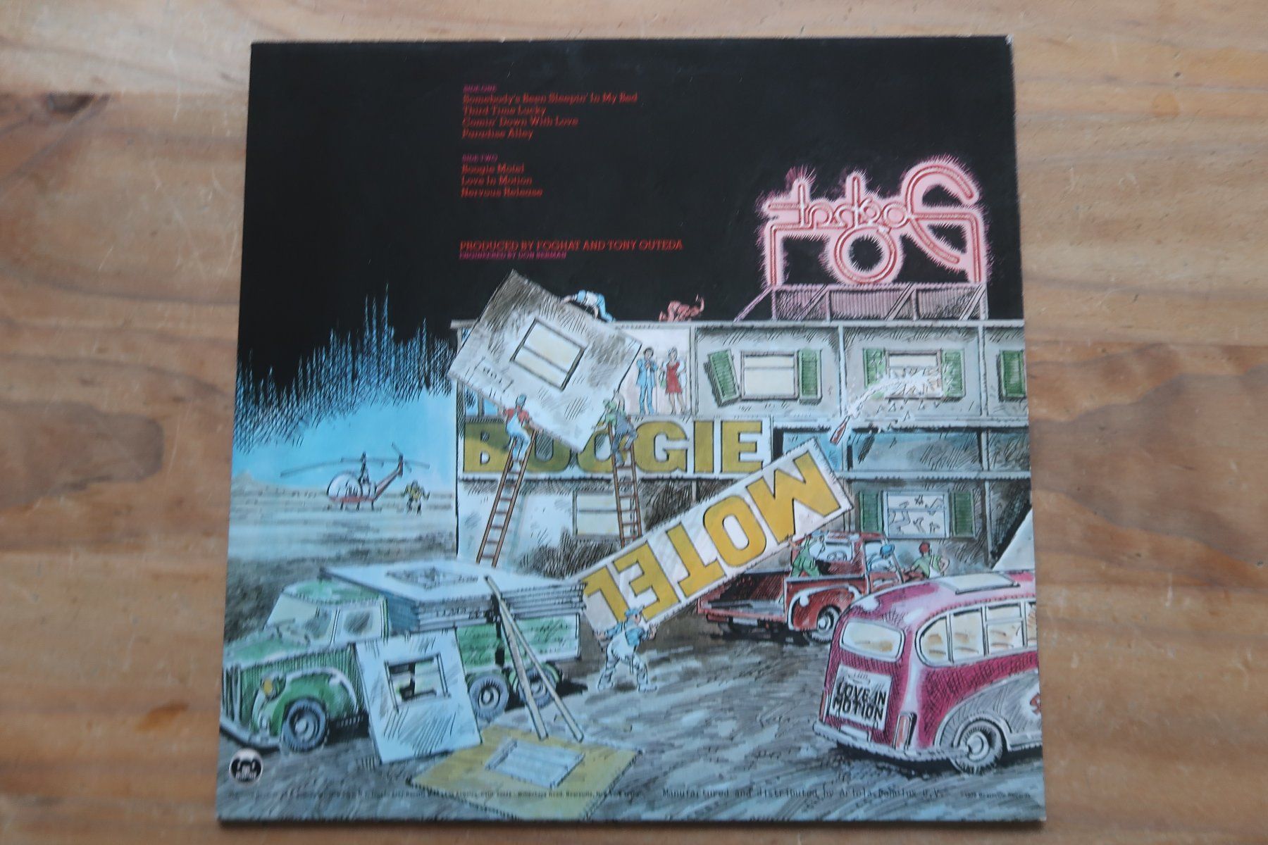 Schallplatten: FOGHAT - BOOGIE MOTEL - VINYL LP – Gebraucht aus Basel von Patiscat 1