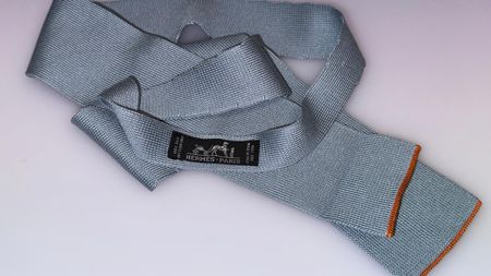 Tricot Seidenkravatte von Hermès 