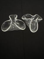 Glasi Hergiswil Glass candleholder Set - Excellent Condition