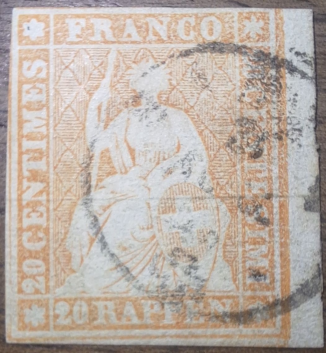 Tutti i francobolli: Strubel 25G Kat. 120.-  – Usato da Balgach venduto da SIMEON27