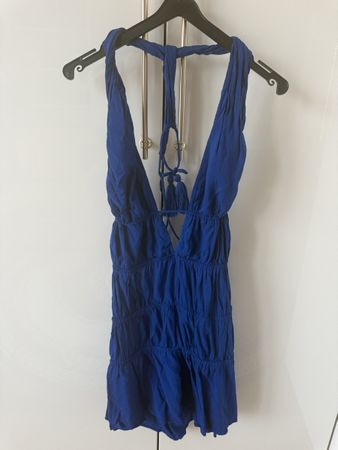 Kleid Rich & Rich blau Grösse M/L Made in Bali